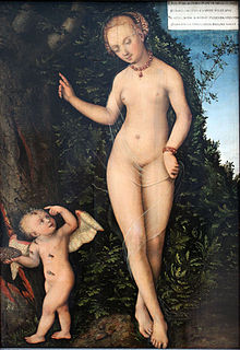 Venus mit Amor als Honigdieb, Wittenberg um 1537, Germanisches Nationalmuseum[17] (Quelle: Wikimedia)