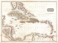 1818 Pinkerton Map of the West Indies, Antilles, and Caribbean Sea - Geographicus - WestIndies2-pinkerton-1818.jpg