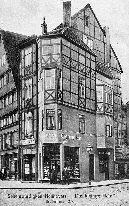 1910 circa Breite Straße 12a Hannover Ecke Ebhardtstraße