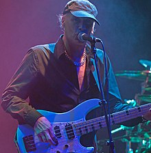 Sheehan performing with Mike Portnoy, Derek Sherinian, and Tony MacAlpine at De Boerderij, Netherlands, 2012 20121021-221248-760 Portnoy-Sheehan-Sherinian-MacAlpine Boerderij Zoetermeer (cropped).jpg