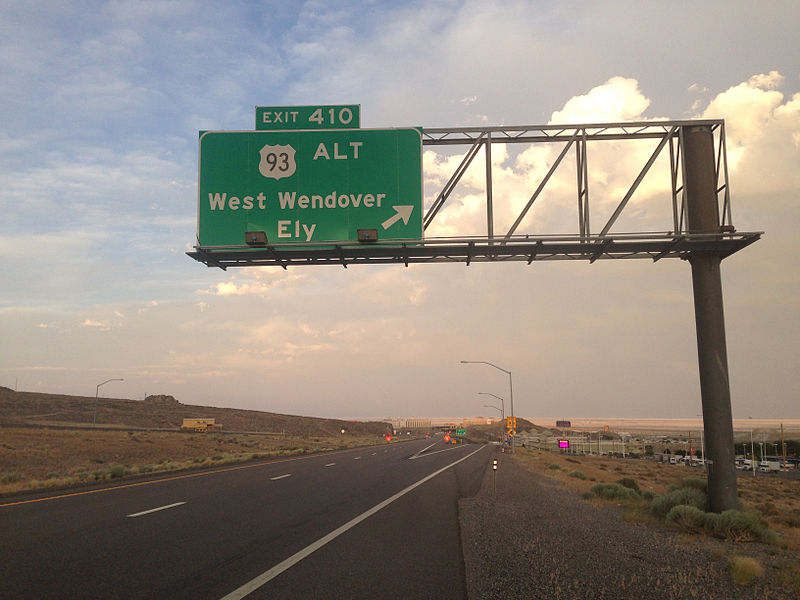 File:2014-06-10 19 48 58 Sign for Exit 410 along eastbound Interstate 80 in West Wendover, Nevada.JPG