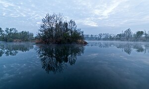 Pond around Paczków