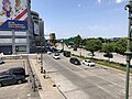 File:2024-06-17 10 55 12 View south along New York State Route 9A (West Side Highway) from the pedestrian overpass at West 46th Street in Manhattan, New York City, New York.jpg