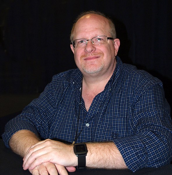 Waid at the East Coast Comicon in Secaucus, New Jersey