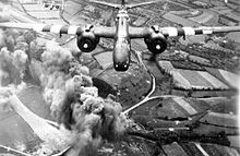 A-20 from the 416th Bomb Group making a bomb run on D-Day, 6 June 1944 416thbg-a20-d-day.jpg