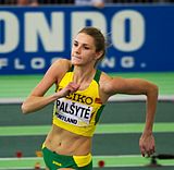 Airinė Palšytė Rang zehn mit 1,85 m