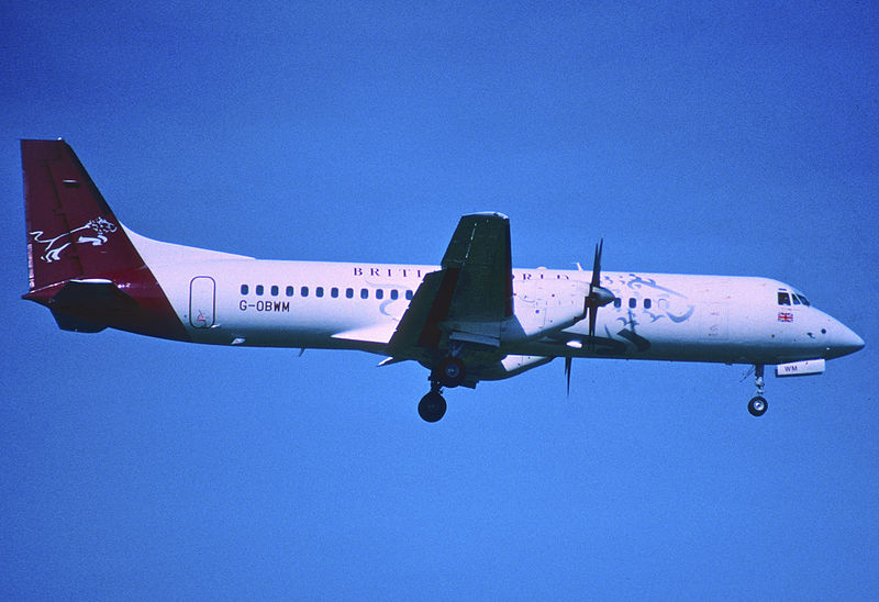 File:54ap - British World Airlines BAe ATP (QC); G-OBWN@ZRH;09.05.1999 (8159173561).jpg