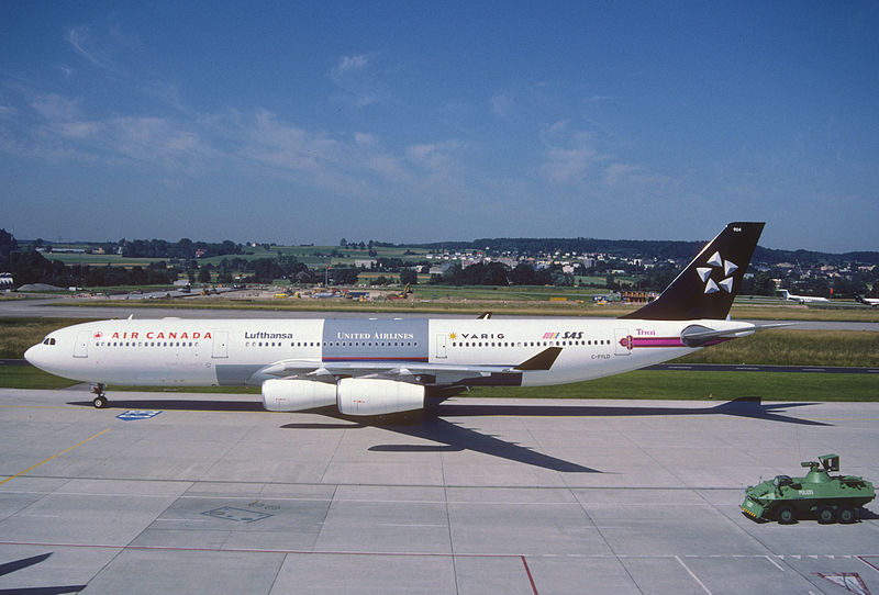 File:61ao - Air Canada Airbus A340-313X; C-FYLD@ZRH;25.06.1999 (5587750815).jpg
