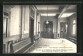 Salle d'attente, en 1913.
