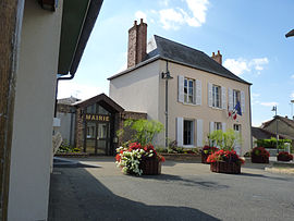 The town hall of Neuville-sur-Sarthe