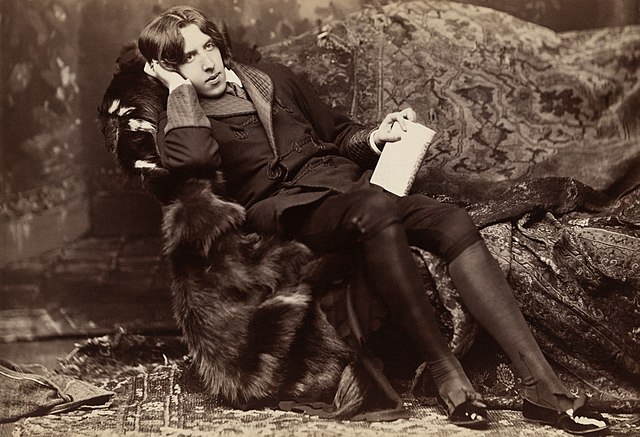 Oscar Wilde, famed Irish playwright, poet, and anarchist. c. 1882