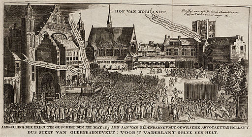 Afbeelding der executie geschiet den XIII mey 1619 aen Jan van Oldenbarnevelt (Jan Luycken)