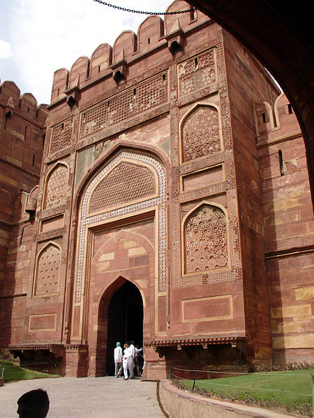Amar Singh Gate, one of two entrances into Agra's Red Fort