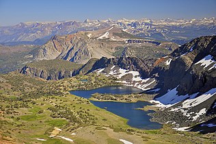 Alger Lakes and Mount San Joaquin