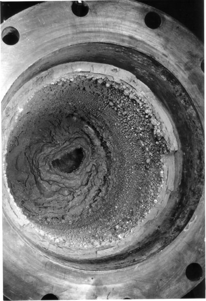 File:Ames Process pressure vessel remnant slag after reaction.tif