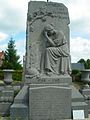 Monumento de los caídos en la I Guerra Mundial. La empresa Rombaux-Roland los hizo por toda Francia.
