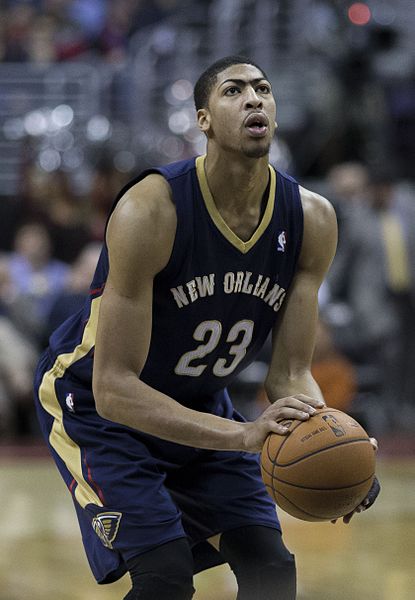 Anthony Davis, seen here in 2014, was drafted first overall by the Pelicans in 2012 and subsequently became the focal point of the team for many years