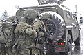 第22近衞獨立特別用途旅的士兵進行反恐演習，攝於2017年