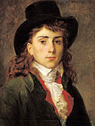 Portrait d'Antoine-Jean Gros à l'âge de vingt ans