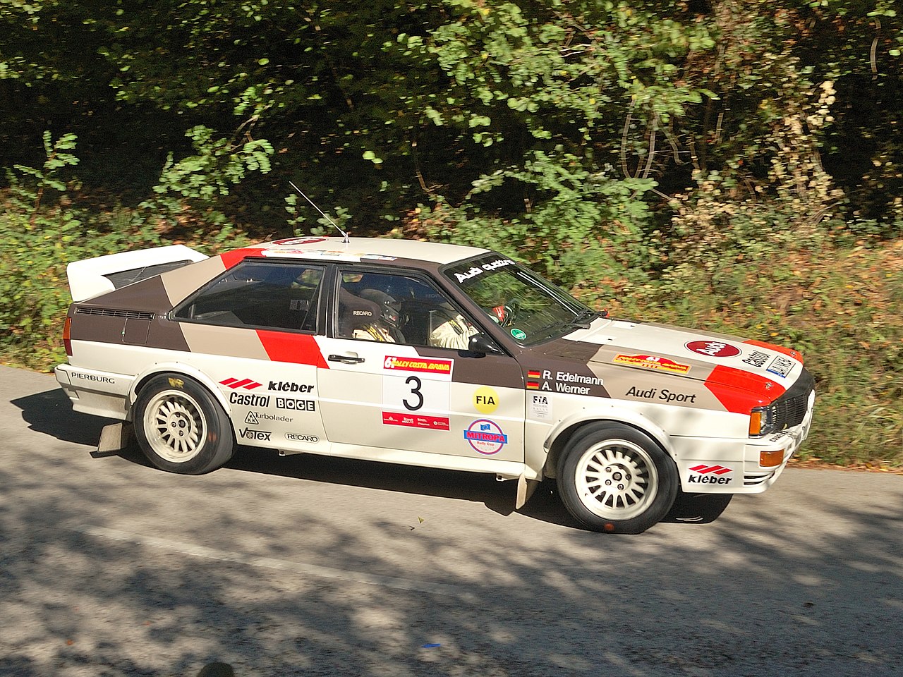 Image of Anton VERNER - Audi Quattro, Rally Costa Brava 2013 - panoramio