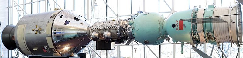 Apollo – Soyuz spacecraft linked up