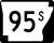 Highway 95S marker