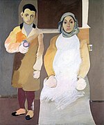 The Artist and His Mother (ca. 1926–1936), Whitney Museum of American Art, New York