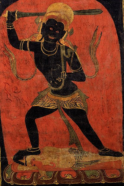 File:Arya Achala Tibet 12th century, Kadam Lineage Collection of Shelley & Donald Rubin (cropped).jpg