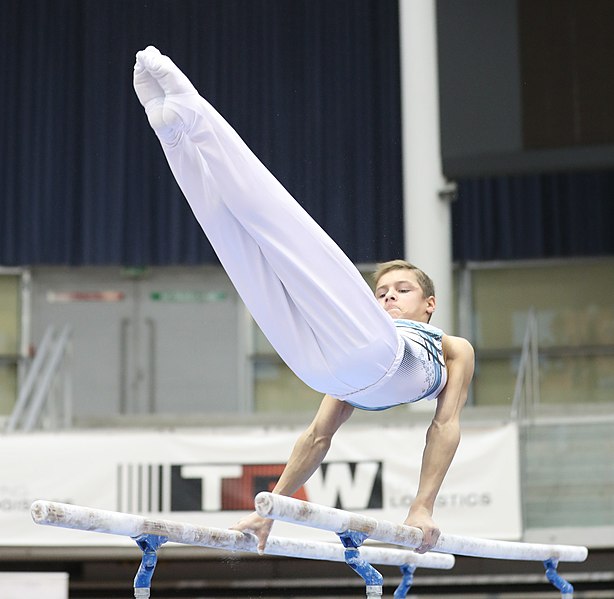 File:Austrian Future Cup 2018-11-23 Training Afternoon Parallel bars (Martin Rulsch) 0718.jpg