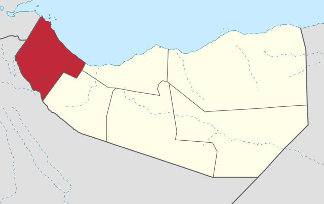Розташування регіону на мапі Сомалі