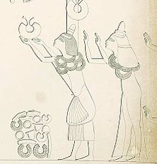 Ay and Tey are depicted in Amarna tomb 25 as receiving gifts from Akhenaten and Nefertiti (from Lepsius, Denkmaler) Ay-Tey-Reward.jpg