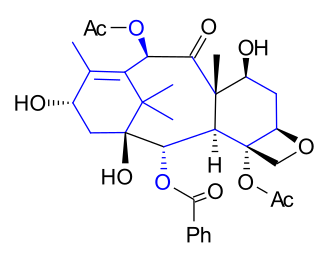 Takahashi Taxol total synthesis Baccatin Takahashi overview.svg