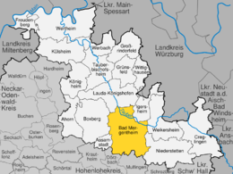 Bad Mergentheim - Localizazion