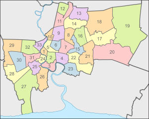 Bangkok Constituencies for the 2011 General Election.svg