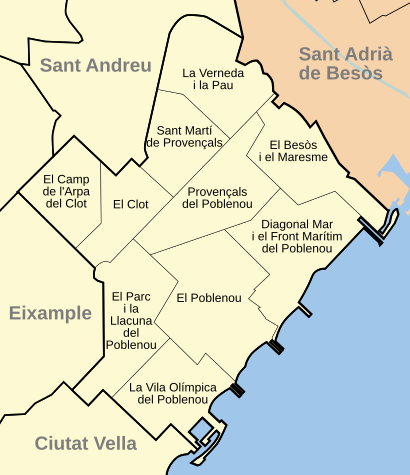 Com arribar a Sant Martí De Provençals amb transport públic - Sobre el lloc