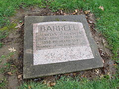 Barrell, Lone Fir Cemetery (2012)