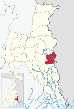 Basirhat-I in North 24 Parganas (West Bengal).svg