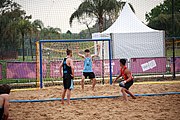 Deutsch: Beachhandball bei den Olympischen Jugendspielen 2018; Tag 6, 12. Oktober 2018; Jungen, Platzierungssspiel Ränge 9-10 – Chinese Taipei (Taiwan)-Uruguay 2:1 English: Beach handball at the 2018 Summer Youth Olympics at 12 October 2018 – Boy's Placement Match 9-10 – Chinese Taipei (Taiwan)-Uruguay 2:1