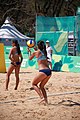 Deutsch: Beachvolleyball bei den Olympischen Jugendspielen 2018; Tag 8, 14. Oktober 2018; Mädchen, Achtelfinale – Mexiko-China 0:2 (15–21/16–21) English: Beach volleyball at the 2018 Summer Youth Olympics at 14 October 2018 – Girls Round of 16 – Mexico-China 0:2 (15–21/16–21)