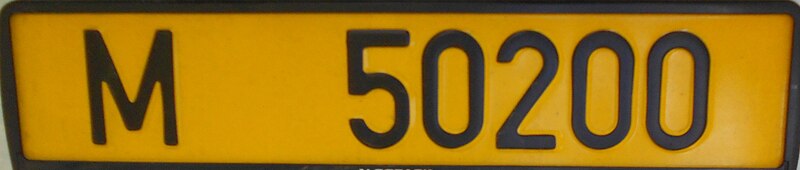 File:Belarus M 50200 licence plate 2000 foreign company.jpg