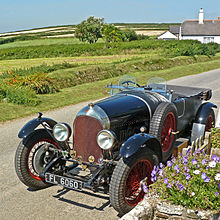 Red label Speed 4-seater tourer 1927 Bentley at Gunwalloe.jpg