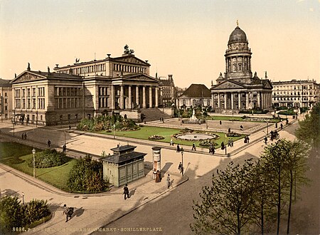 Berlin Gendarmenmarkt around 1900