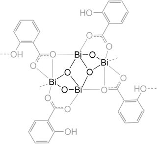 <span class="mw-page-title-main">Bismuth subsalicylate</span> Antacid medication