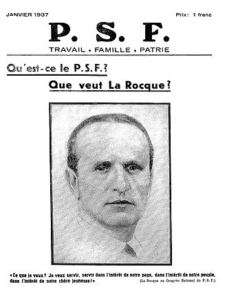 Décès du militaire, journaliste et homme politique Roger Holeindre . 330px-Brochure_PSF_1937