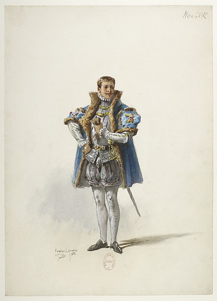 File:Btv1b84558104 01 - Saint-Saëns - Henry VIII - Maquettes de costumes - Lacoste - 1. Le duc de Norfolk.jpg