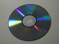 CD-RWディスクの裏面