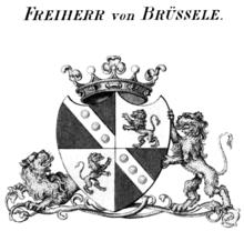 Wappen der Freiherren von Brüssele