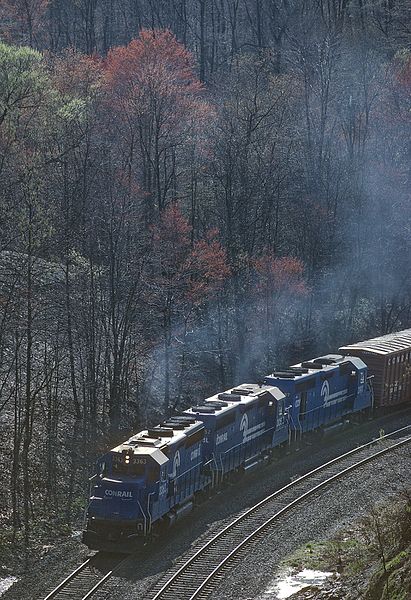 File:CR 3363 at Enon, PA on April 22, 1988 (22543863579).jpg