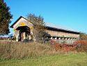 Puente cubierto de Caine Road (condado de Ashtabula, Ohio) 1.jpg