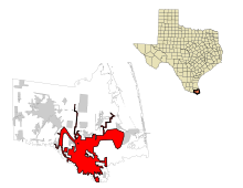 Cameron County Brownsville Highlighted.svg